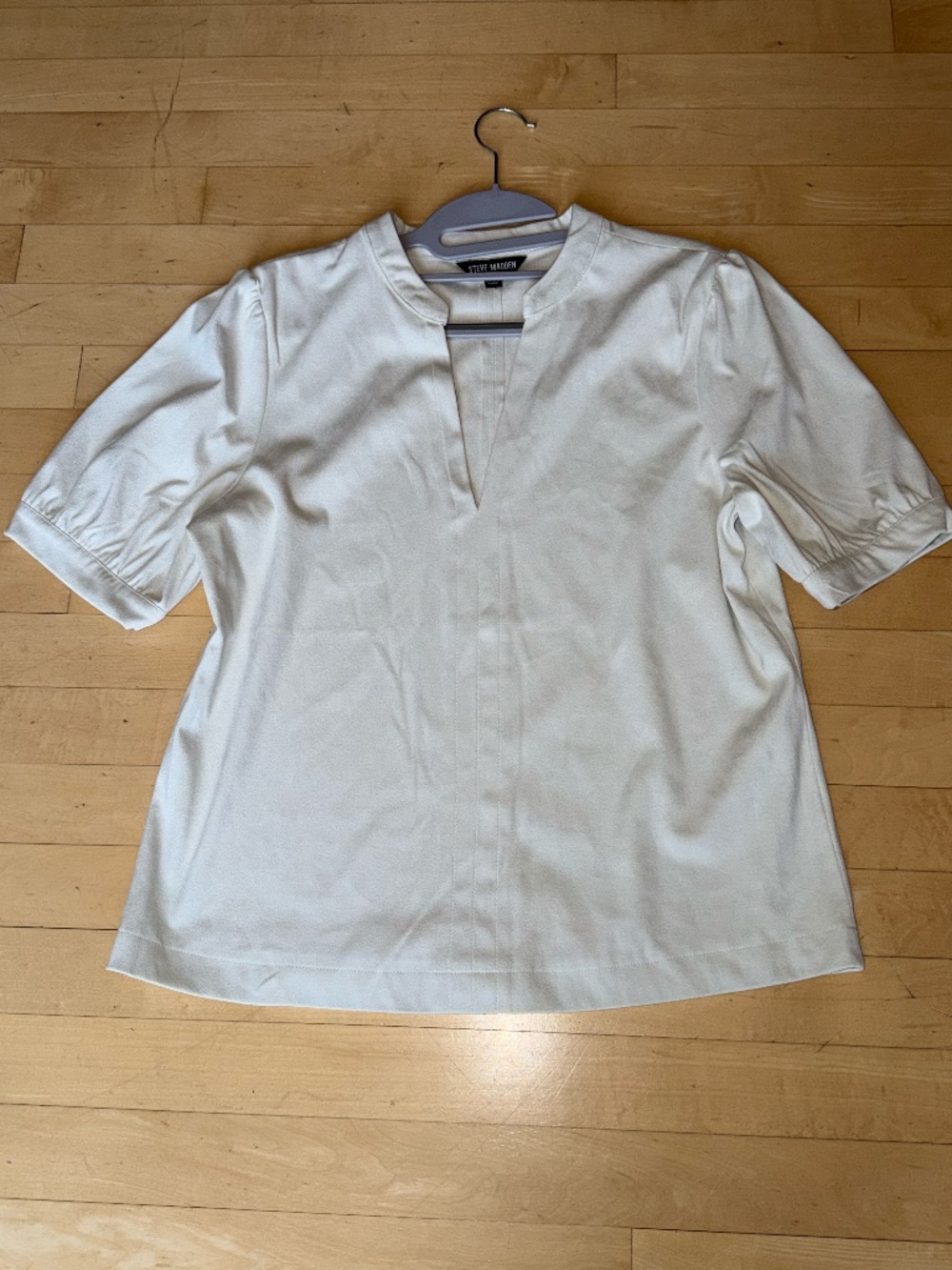 Steve Madden Rozanne faux leather top, M,  CB2606 - Picture 3 of 4